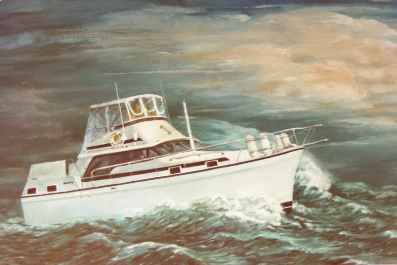 oil Irwin Golden's Aida II 18x28 1980