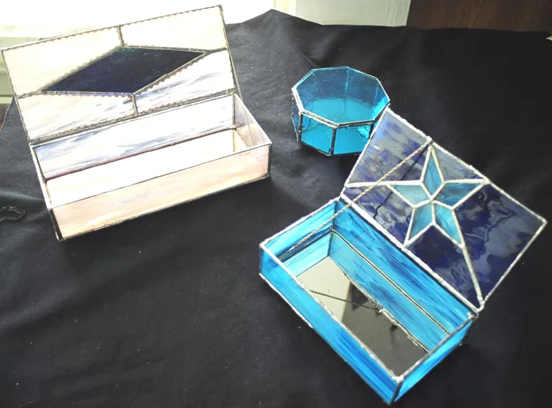 stained glass Jewel Boxes