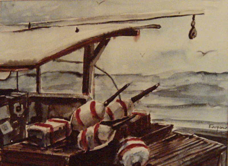 w Lobster Harvesting 16x20