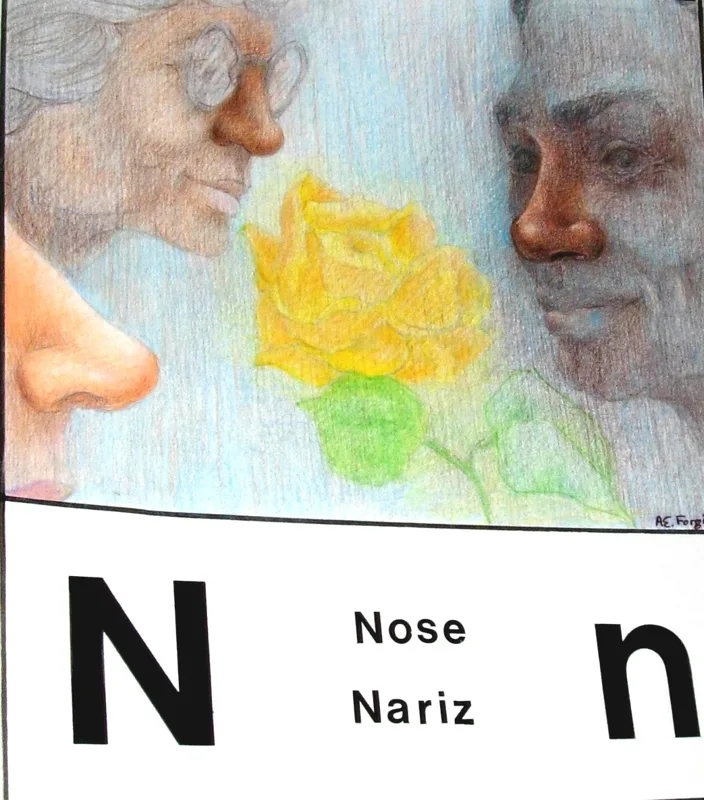w alphabet n 11x14