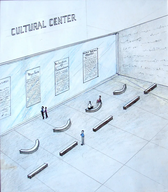 p World Trade Center proposal cultural center 12x14