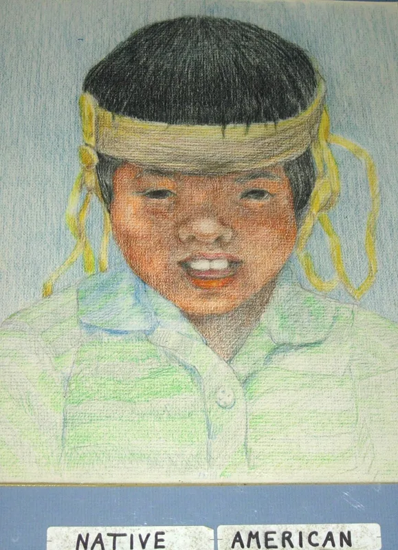 d Children of the World Native American 11x14