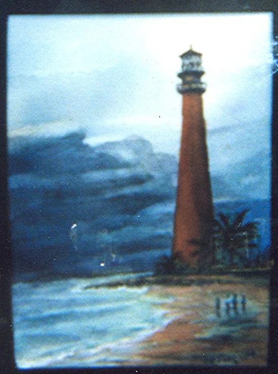 w Key Biscayne Light 11x14