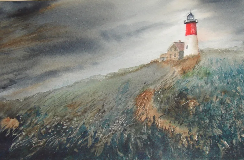 w Nauset Light  Cape Cod 10x16