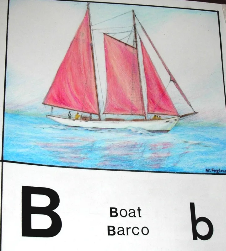 w alphabet b 11x14