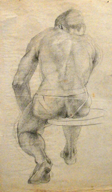 d nude man 4 16x24