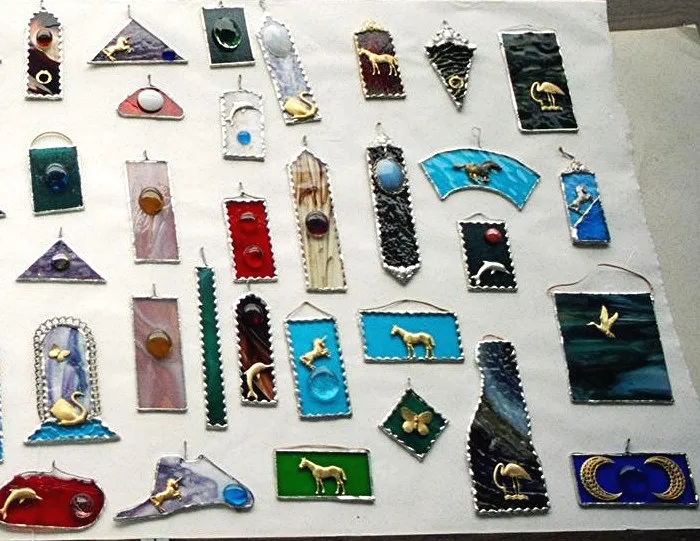 stained glass Utilizing Scraps