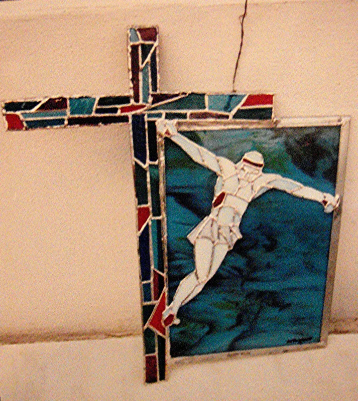 Stained glass Descending to Ascend 16x20