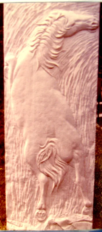 sculpture casting of Horse 30x78x6
