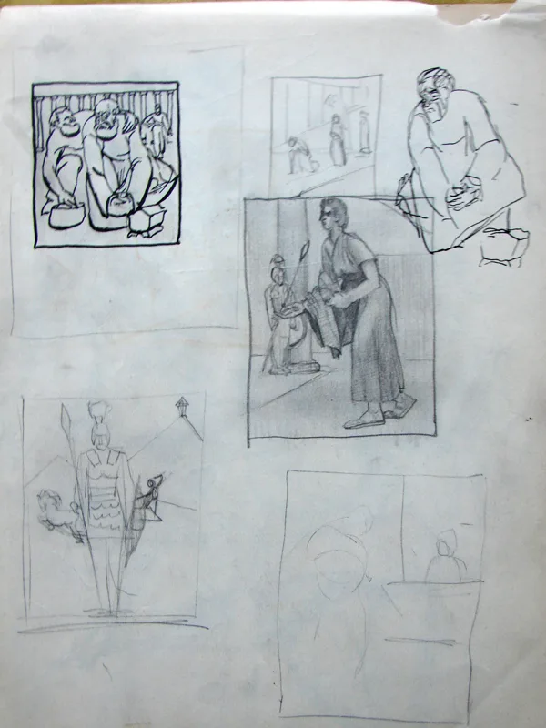 d sketchbook Various 9x12