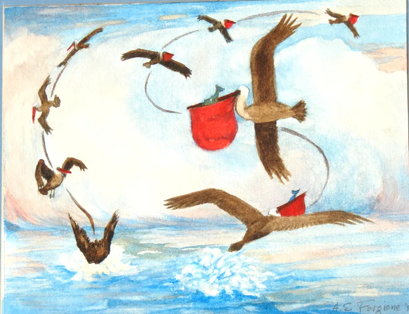 w The Christmas Pelican p.13 11x14