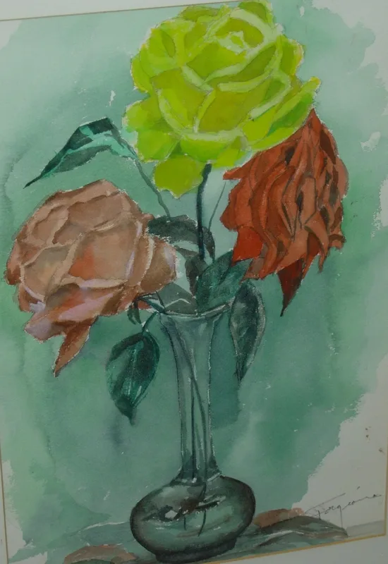 oil Roses 10x14
