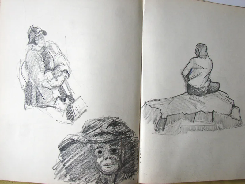 d sketchbook 27 two 9x12s
