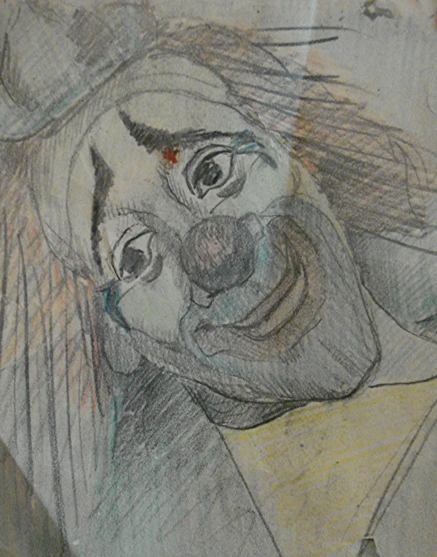 d Clown 9x12
