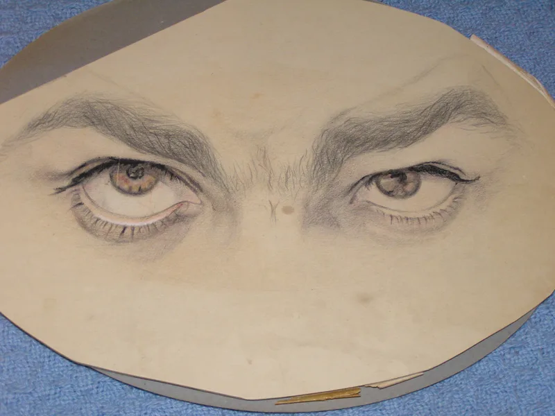 d artist's eyes  pencil 5x8