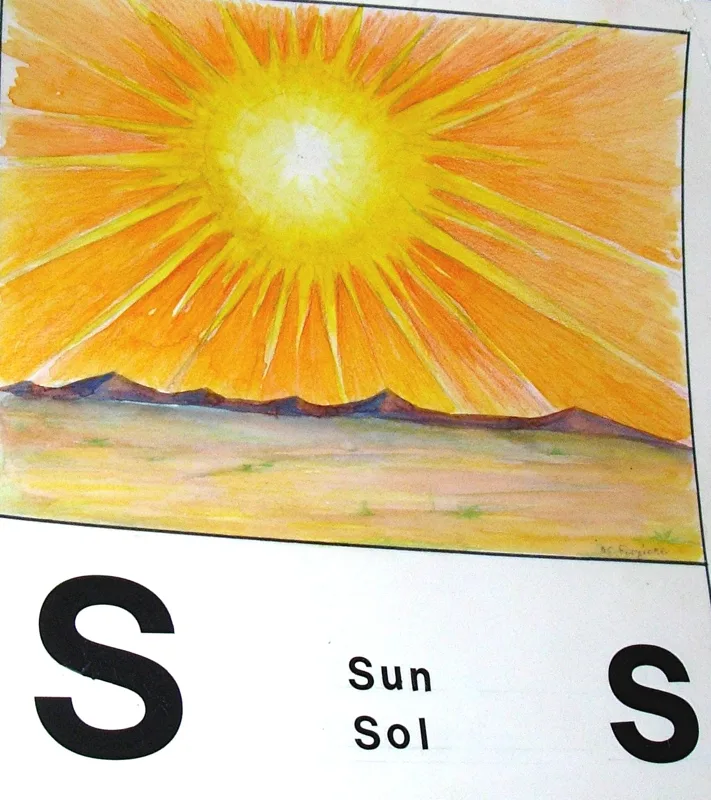 w alphabet s 11x14