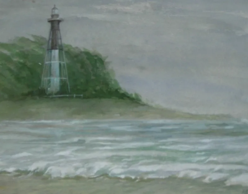w Hillsboro Light, FL 12x16