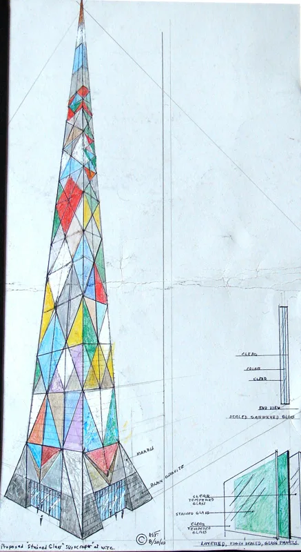 p W. T. C. proposal stained glass bldg.12x16