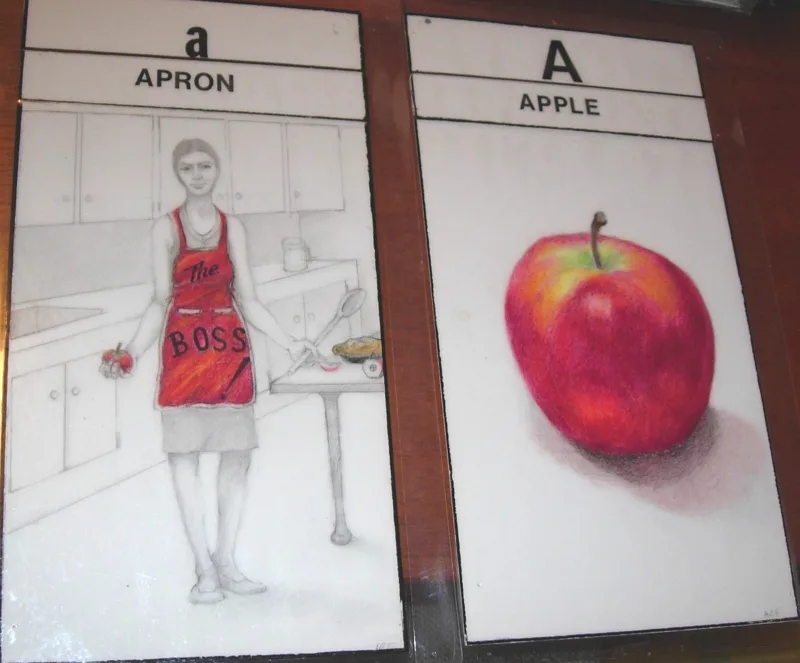d Vowels A two cards 4x8