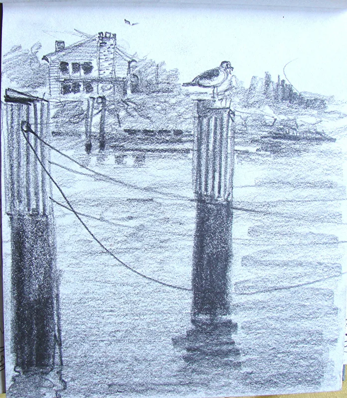 d sketchbook Falmouth 9x12
