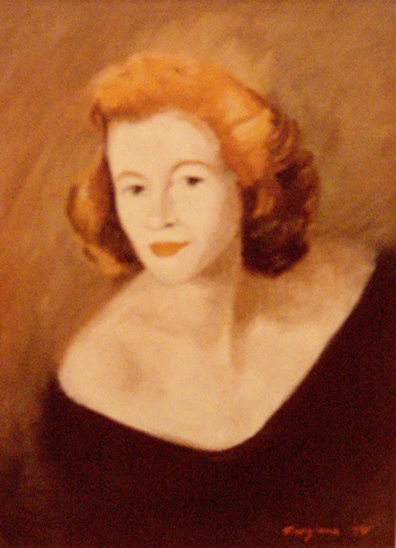 oil Red Head comissioned 14x22