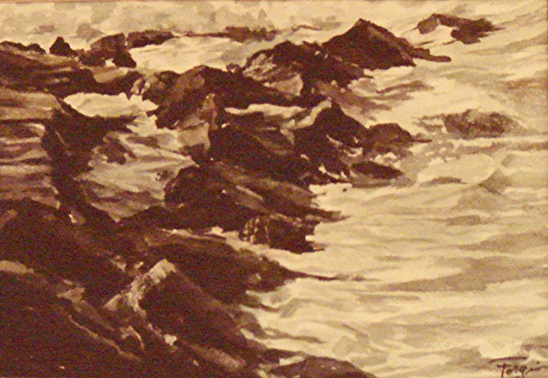 w Broken Breakwater 16x20
