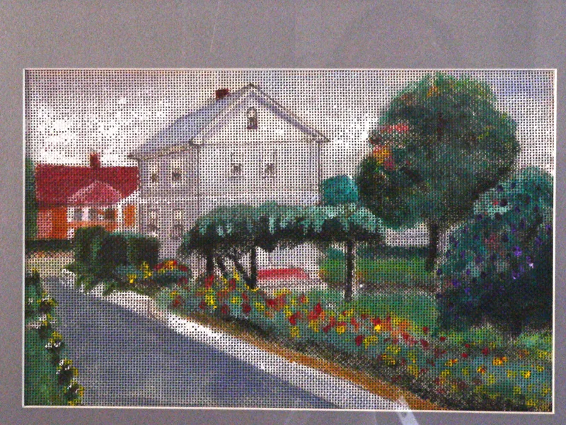 oil 10 Ohio Avenue Backyard 16x20