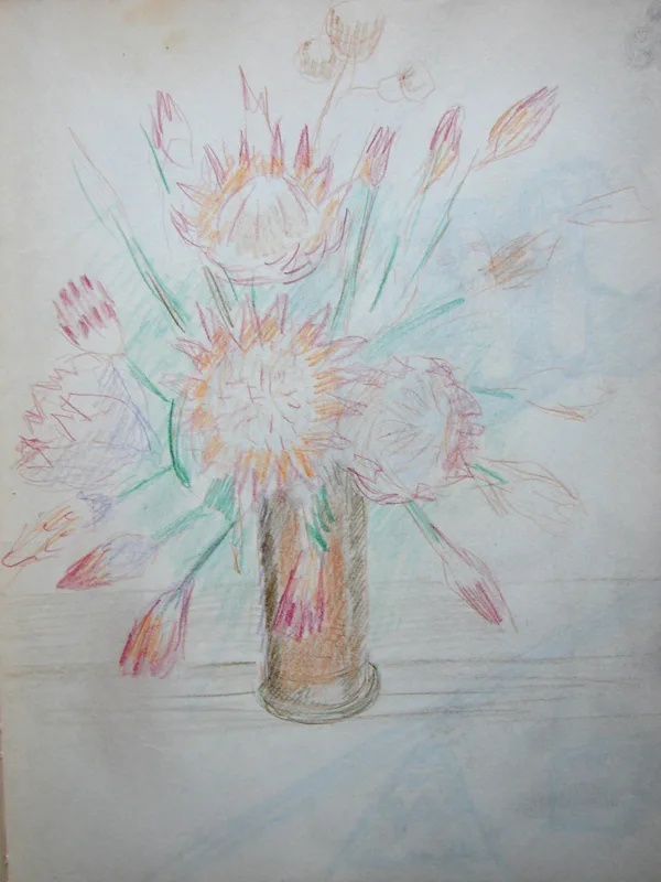 d sketchbook Vase 12x16
