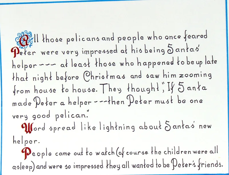 w The Christmas Pelican p.40 11x14