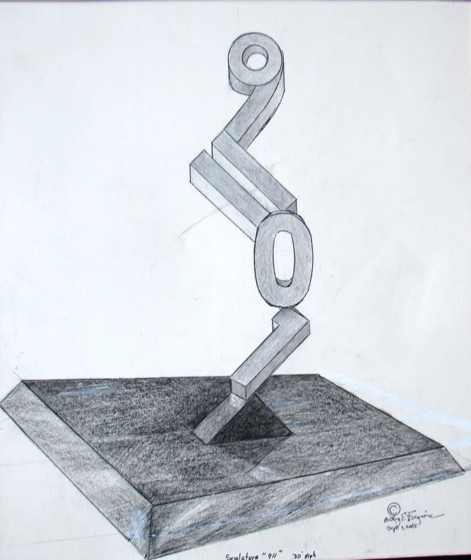 p World Trade Center proposal 911 sculpture