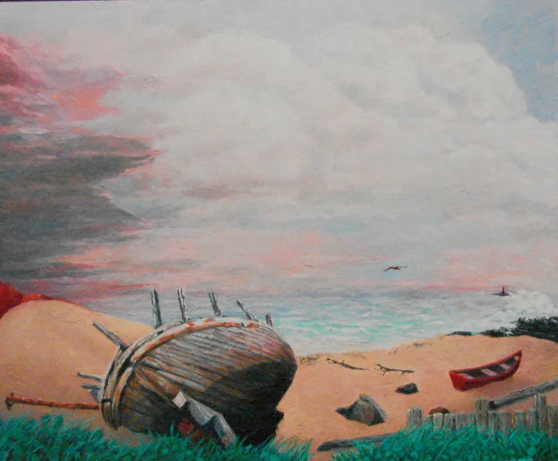 oil Beached 30x36