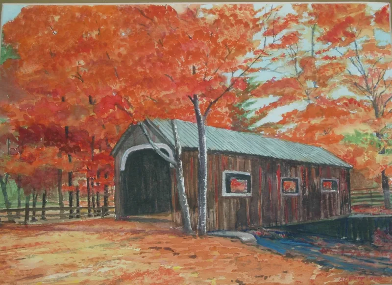 w Covered Bridge 10x14