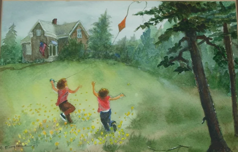 w Fly a Kite 12x16