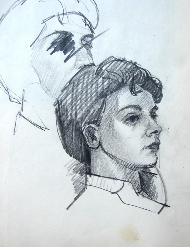 d sketchbook Diana, Waltham 9x12