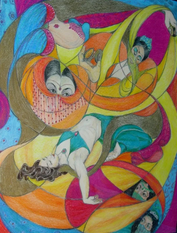 w mideastern dancers Together 11x14 2002