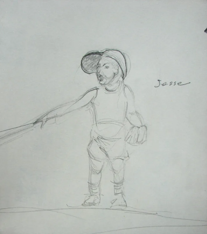 d sketchbook Jesse  9x12