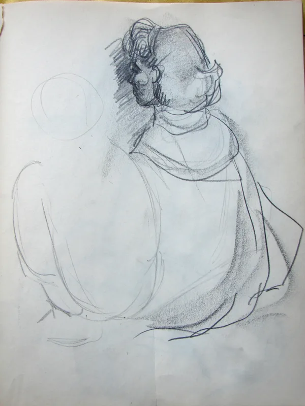 d sketchbook Leslie  9x12