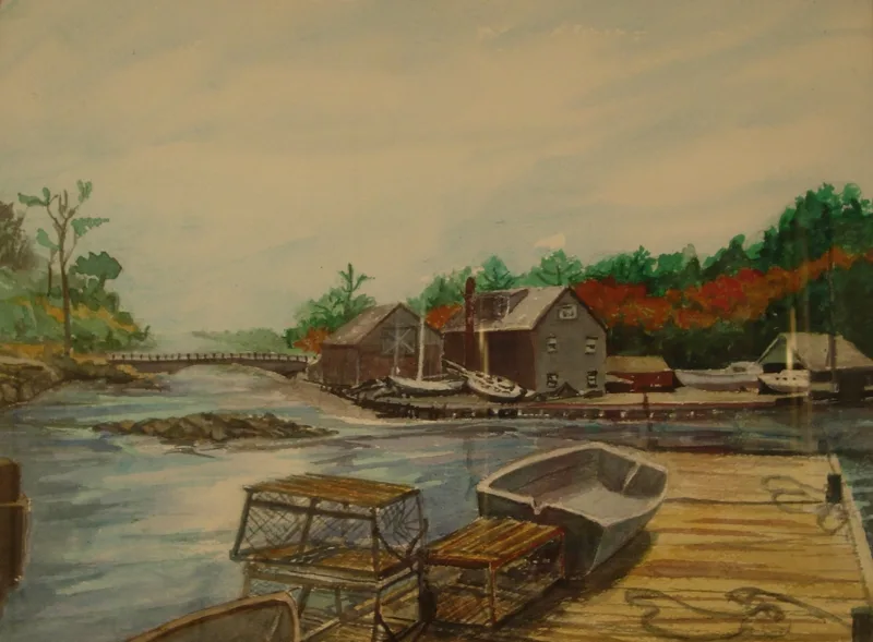 w Cohasset Harbor, MA 16x20