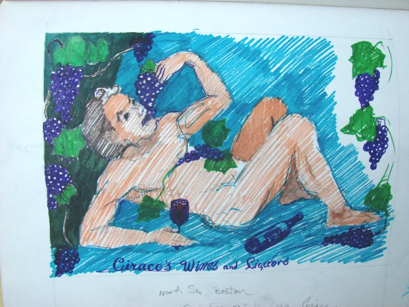 d sketchbook Cirace Wines Logo 11x14