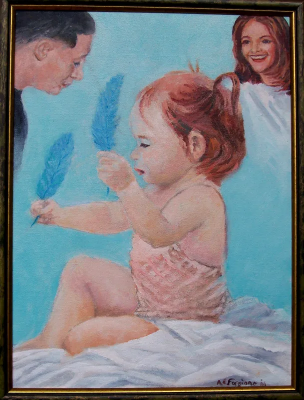 oil One for Mom One for Dad - Sofia 9x12 2006