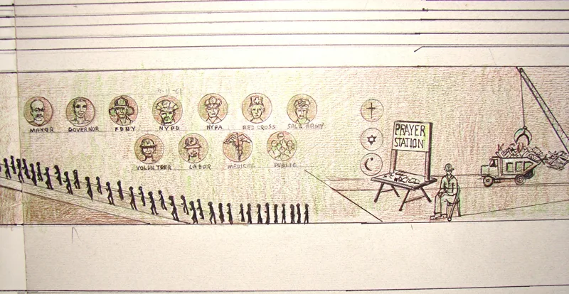 p W. T. C. proposal bronze relief 3