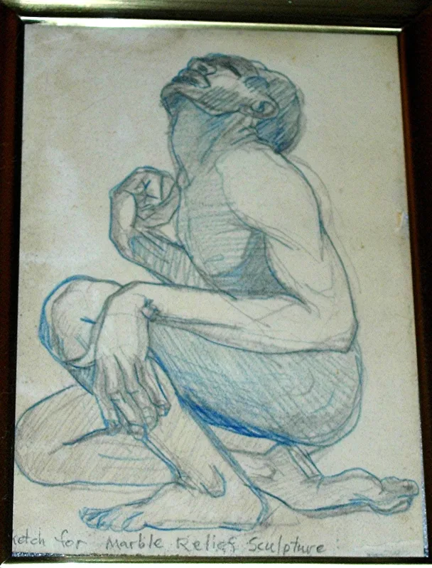 d sketch for marble 9x12