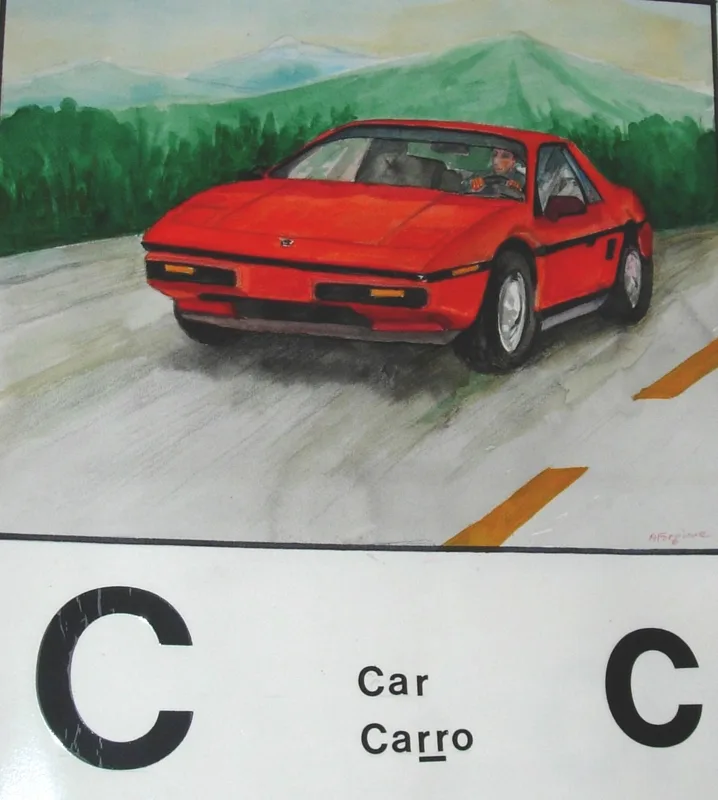 w alphabet c 11x14