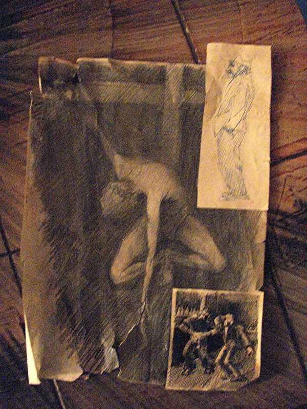 d 3 sketches 8x10